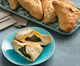 Empanadas libanesas de espinacas (Fatayers) - Líbano