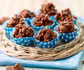 Crocante de arroz e chocolate