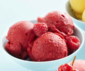 Gurken-Himbeer-Sorbet