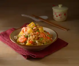 鳳梨蝦仁拌炒飯