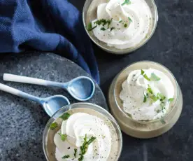 Crème de lentilles au lard