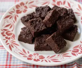 Blueberry Vanilla Choc Brownies