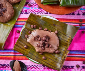 Tamales de chocolate