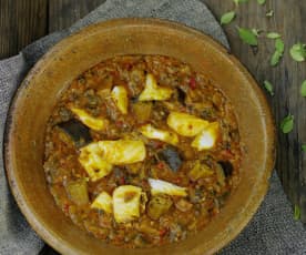 Angolan fish stew (Calulu)