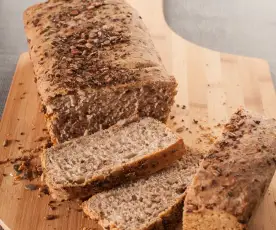 Pan de centeno con masa agria