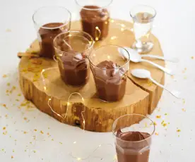 Mousse de chocolate com laranja