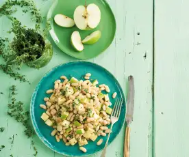 Salada de feijão e maçã