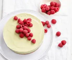 Cheesecake de abacate vegan