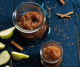 Chutney de pera e mostarda