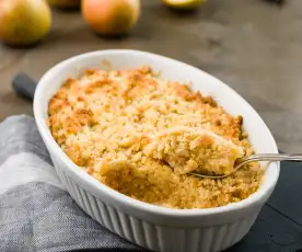 Apple crumble