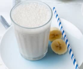 Batido de plátano y anacardos