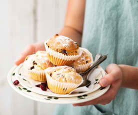 Muffins aux canneberges