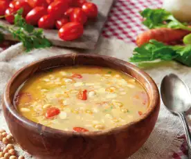 Zuppa di soia gialla