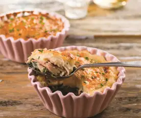 Pastel de atún con frijoles