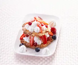 Mille-feuille de fruits rouges