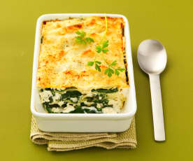 Lasagne aux épinards et à la ricotta