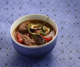 Soupe asiatique au bœuf