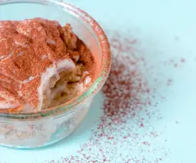 Tiramisú vegan