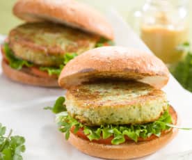 Hamburguesas de bacalao