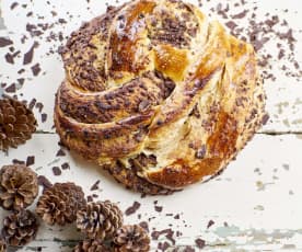 Pão com chocolate