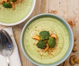 Velouté de brocoli sans cuisson