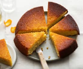 Gâteau aux amandes et à la mandarine