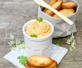 Rillettes allégées de poulet au curry