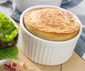 Blue Cheese Soufflés