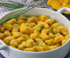 Gnocchi au potiron jaune
