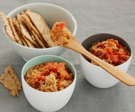 Tartinade d'artichaut à la tomate