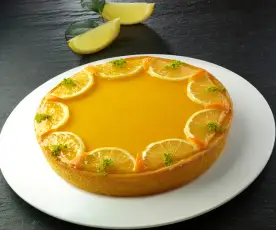 Crostata limone e arancio al cioccolato bianco di Luca Montersino