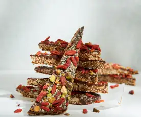 Dark Chocolate Quinoa Bark