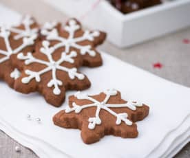 Galletas de cacao, almendra y canela