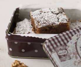 Brownies de abóbora e pepitas de chocolate