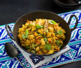 Aromatic chicken pilaf