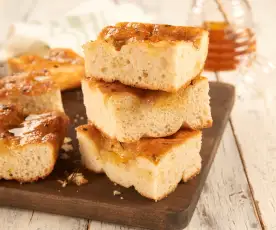 Focaccia with Rosemary and Honey