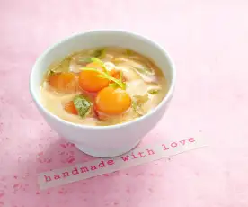 Soupe de melon au basilic