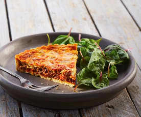 Quiche de setas con guajillo