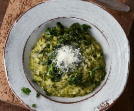 Risotto z jarmużem