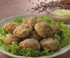 Polpette croccanti di tacchino e lenticchie