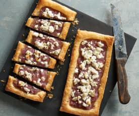 Caramelized Onion and Goat Cheese Tarts