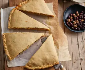 Empanada de carne e azeitonas