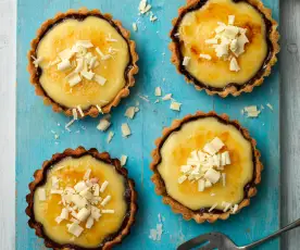 Lemon and White Chocolate Cream Tart