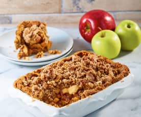 Apple crumble vegano