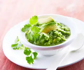 Salsa verde cruda