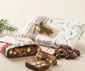 Turrón crujiente de regalo