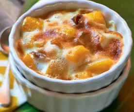 Gratin de mangue aux épices