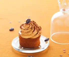 Cupcake café cappuccino