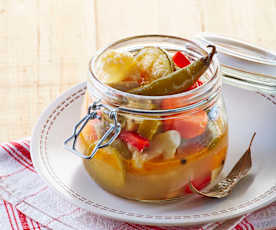 Verduras en escabeche