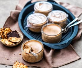 Crème dessert aux noisettes